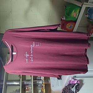 Lane bryant cacique pajama top  size 26/28. Length 33"